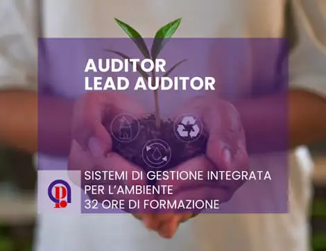 Auditor-Lead Auditor in Sistemi di Gestione Integrata per l’Ambiente 32 ore